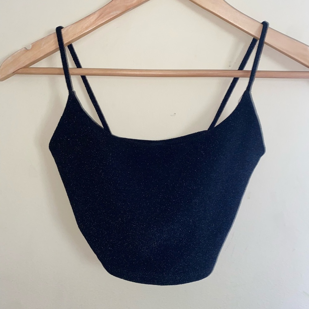 Black Cropped Shirt